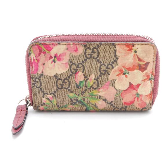 Gucci Blooms Coin Card Case Zip Pvc #182118G22B - Picture 1 of 15